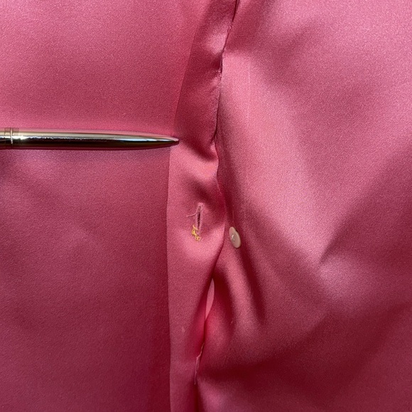 vintage pink 100% silk blouse - Picture 4 of 4